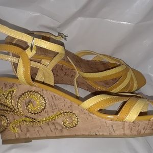 Cloud Walker Wedge heel sandals, size 11W